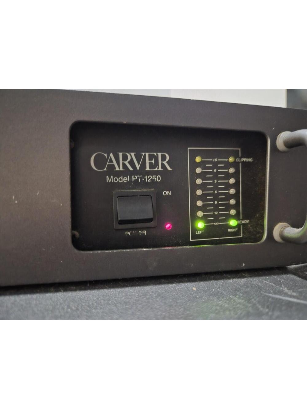 CARVER PM-2.0t Professional Power Amplifier W/AC Cable USED Needs Cleanup